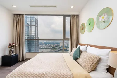 Three-Bedroom Apartment with Balcony — The Landmark Pavilion - Vinhomes Central Park